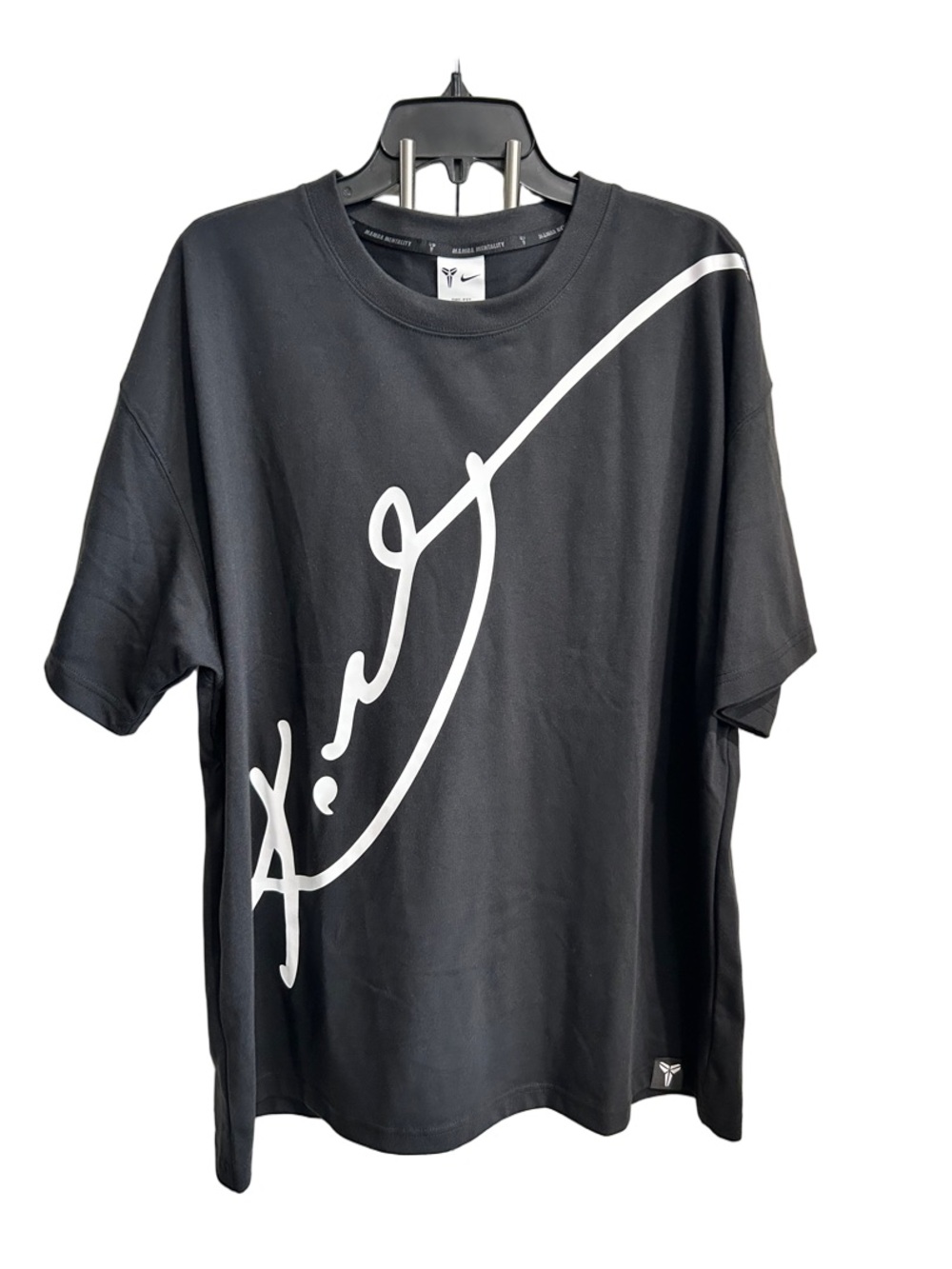 Nike Black Kobe Tee with Bold White Script